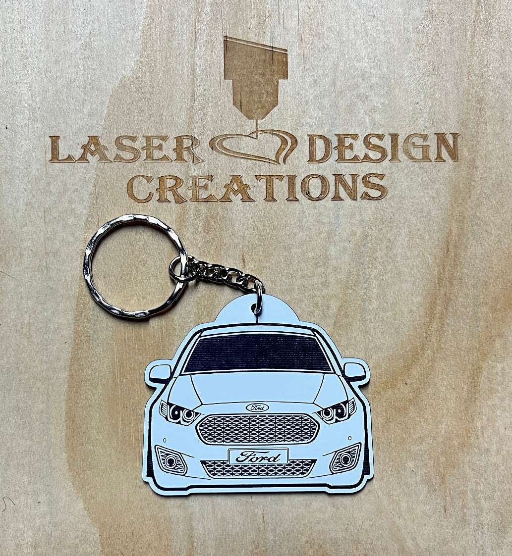 Ford FG X Falcon Keyring - Standard / Personalised - Laser Design Creations