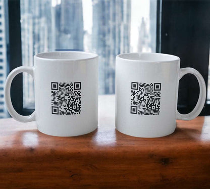 Prank 'Rick Roll' QR Code Design Mug - Laser Design Creations