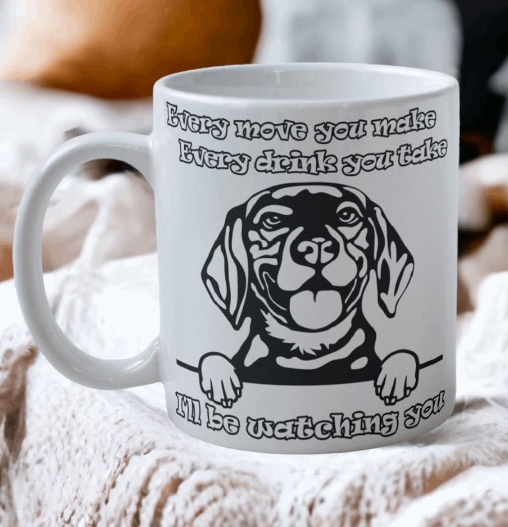 'Beagle' Dog Design Mug - Laser Design Creations