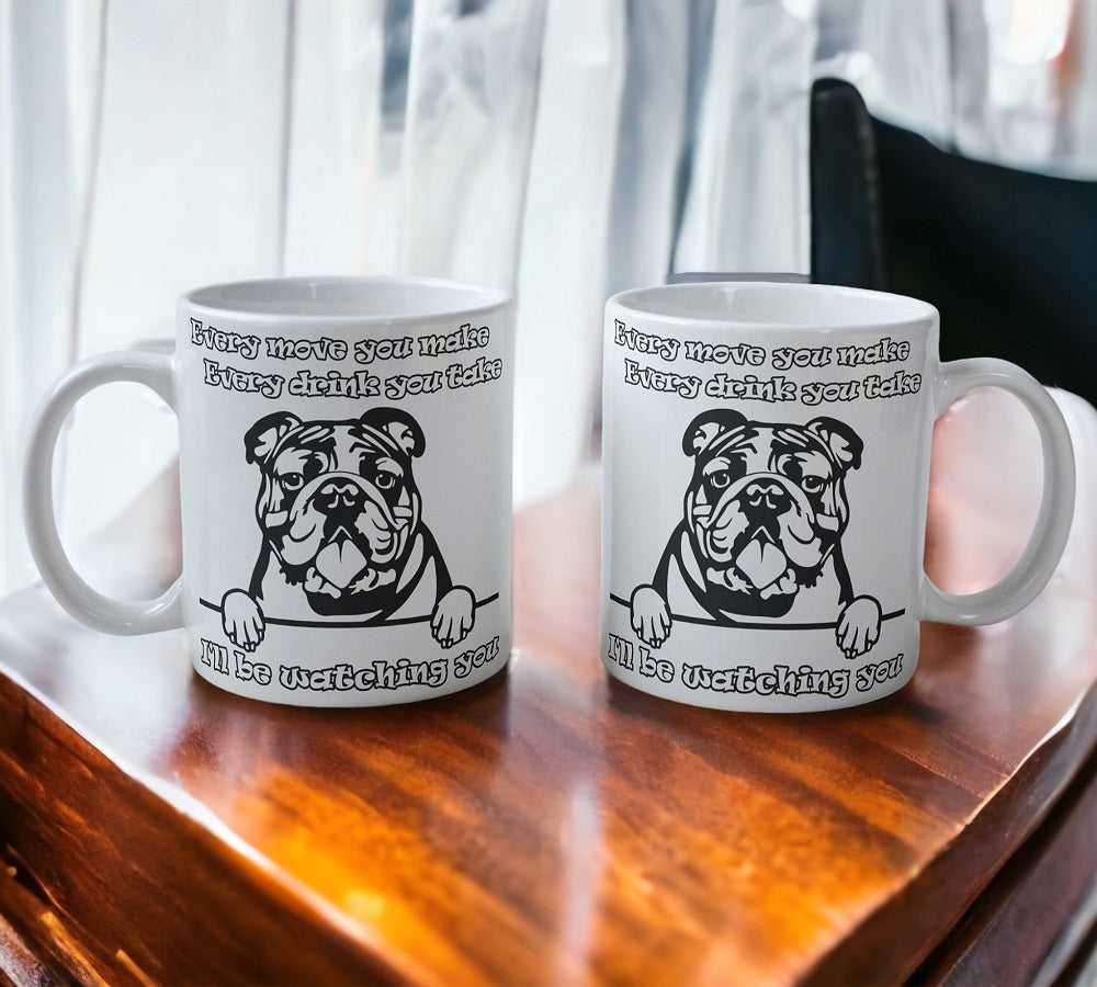 'Bulldog' Design Mug - Laser Design Creations