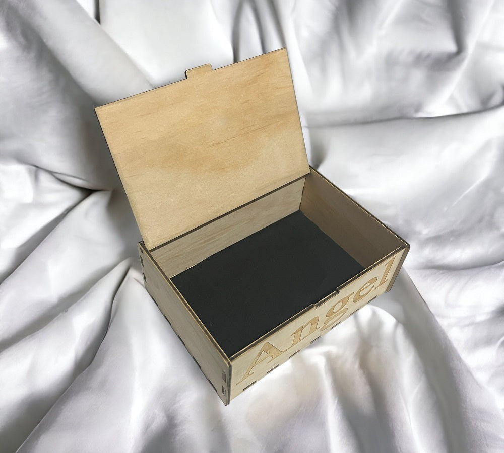 Personalised Gift / Jewelry - Wood Engraved Box - Laser Design Creations